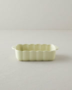 Cottage Stoneware Rectangular Oven Dish 22x13 cm Light Green (view 2)