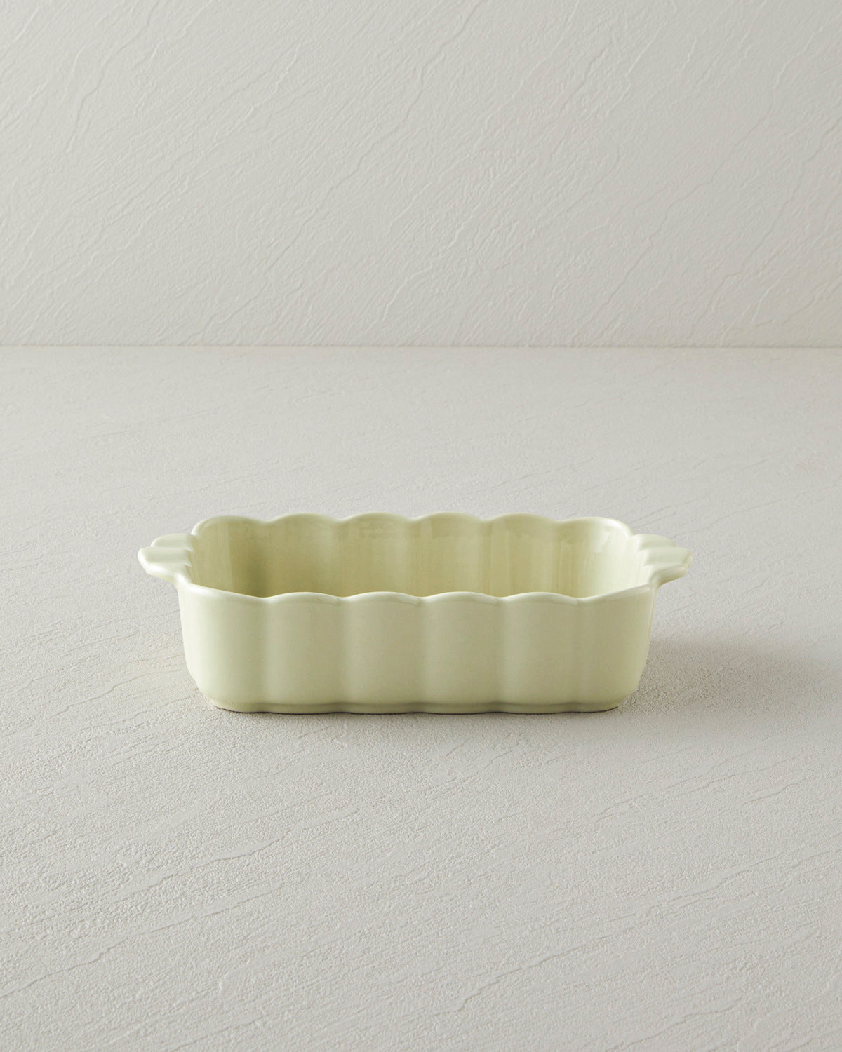 Cottage Stoneware Rectangular Oven Dish 22x13 cm Light Green (view 2)