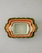 Cottage Stoneware Rectangular Oven Dish 22x13 cm Light Green (view 5)