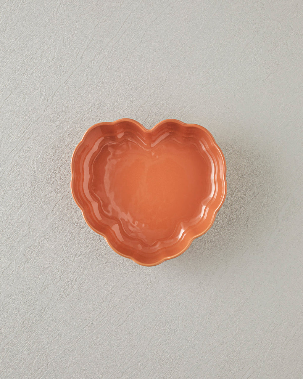Cottage Stoneware Heart Oven Dish 20.5x19 cm Dark Pink (view 2)