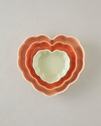 Cottage Stoneware Heart Oven Dish 20.5x19 cm Dark Pink (view 6)