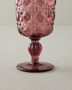 Glass 2 pcs Chalice 250 ml Pink (view 4)