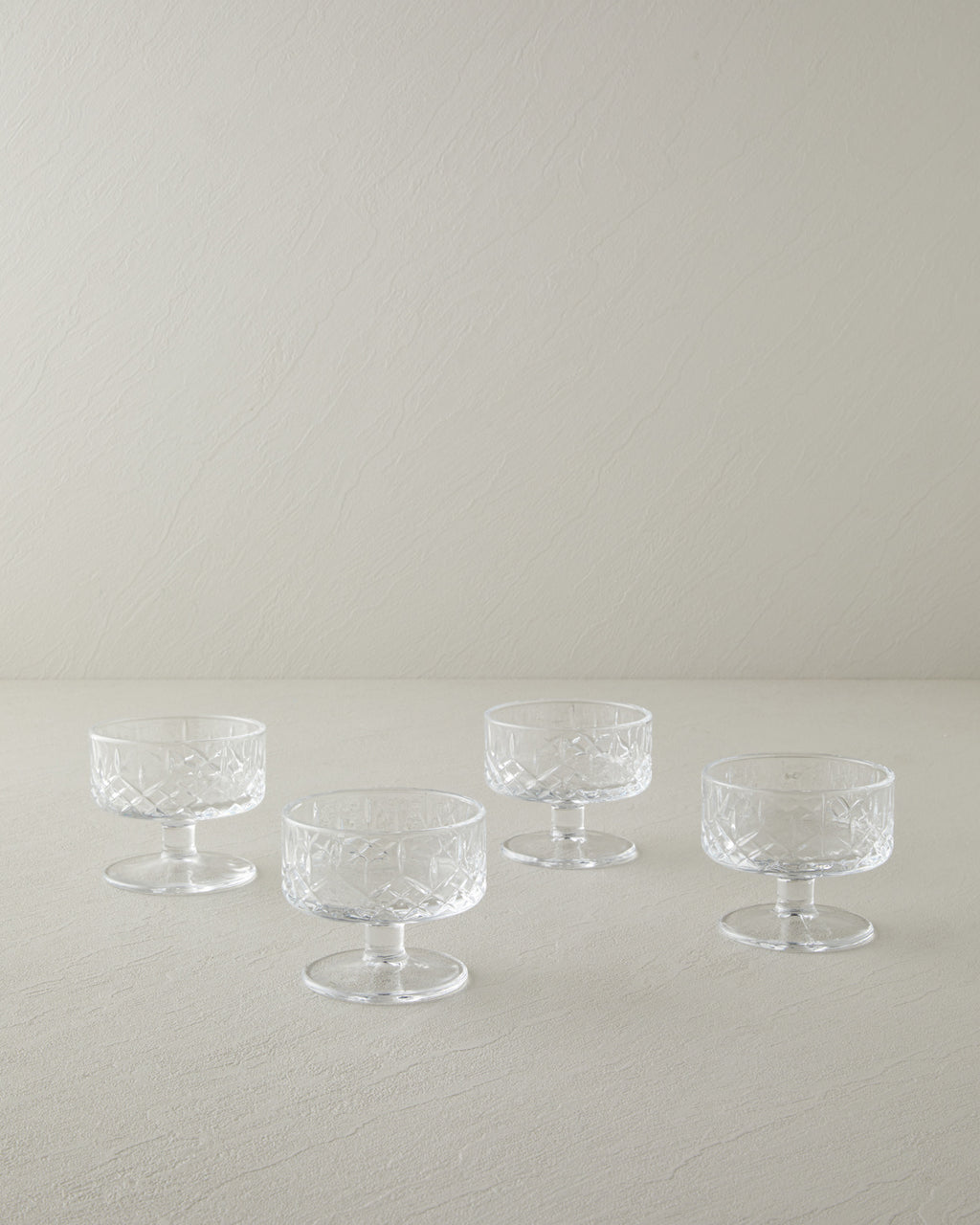 Trigon Glass 4 pcs Cup 160 ml Transparent