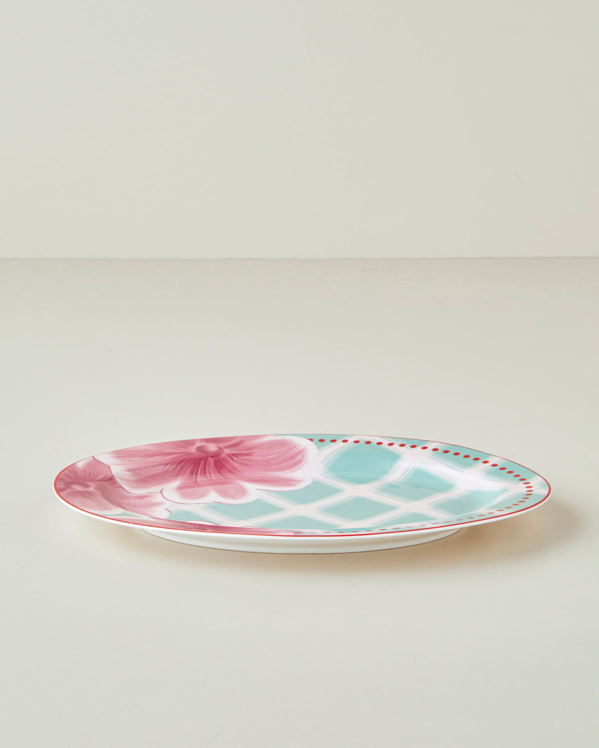 Floreline Bone Porcelain Rectangular Plate 25.5 cm Colored