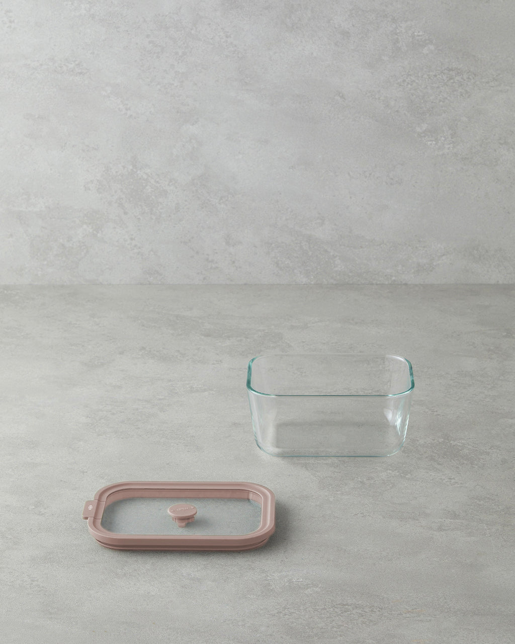 Simone Borosilicate Storage Container Light Pink (view 6)