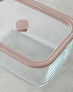 Simone Borosilicate Storage Container Light Pink (view 7)