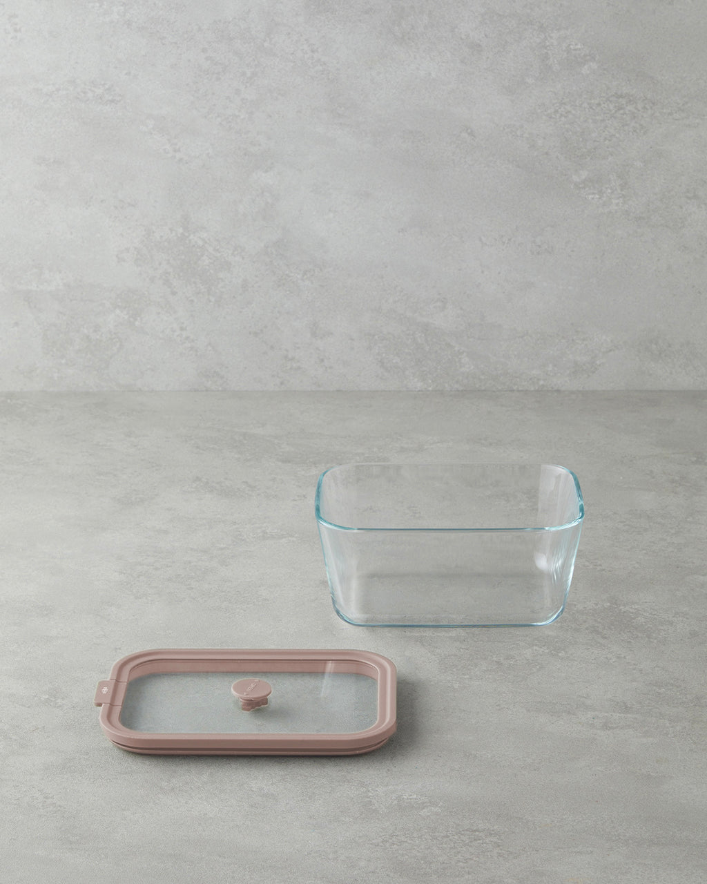 Simone Borosilicate Storage Container Light Pink (view 10)