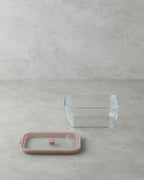 Simone Borosilicate Storage Container Light Pink (view 10)