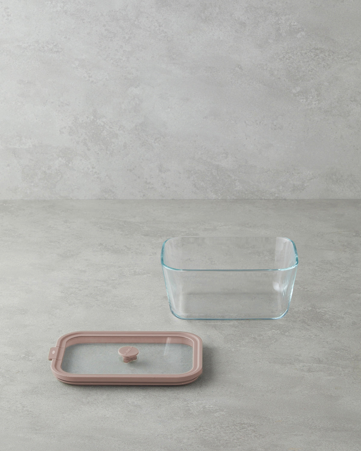 Simone Borosilicate Storage Container Light Pink (view 10)
