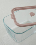 Simone Borosilicate Storage Container Light Pink (view 12)