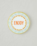 Ceramic Coaster 10 cm Green