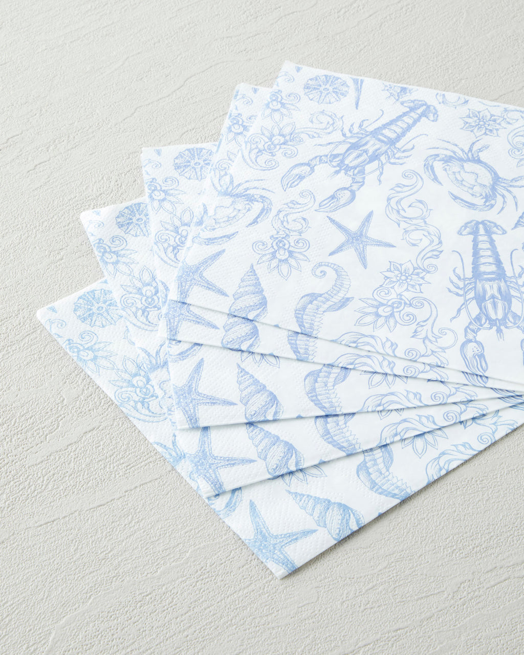 Coastal Charm Paper 20 pcs Napkin 33x33 cm Blue (view 2)