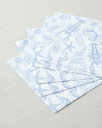Coastal Charm Paper 20 pcs Napkin 33x33 cm Blue (view 2)
