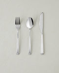 Stripes Stainless Steel Cutlery Set 18 Pieces, 6 Servings Silver