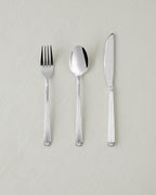 Stripes Stainless Steel Cutlery Set 18 Pieces, 6 Servings Silver