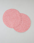 Loopera Paper 2 pcs Table Mat 38 cm Red