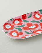 New Bone China Rectangular Plate 15x33 cm Colored (view 3)
