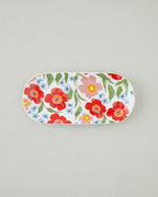 New Bone China Rectangular Plate 25x11 cm Colored (view 2)