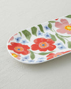 New Bone China Rectangular Plate 25x11 cm Colored (view 3)