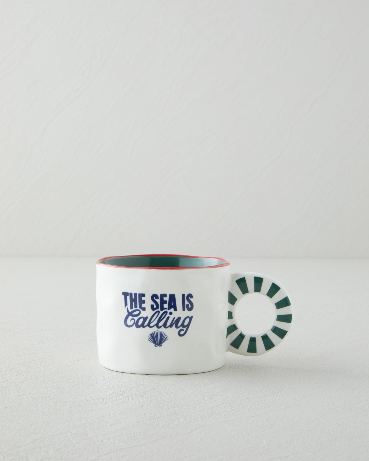 New Bone China Mug 260 ml Blue - Green