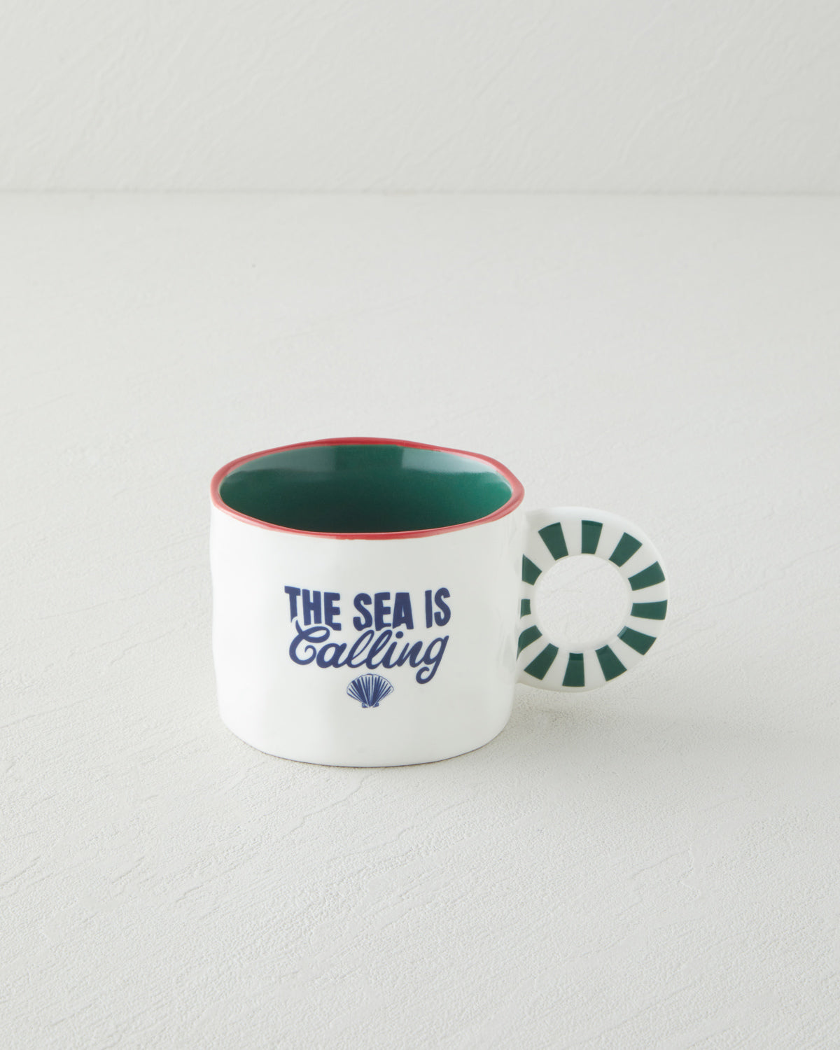 New Bone China Mug 260 ml Blue - Green (view 2)