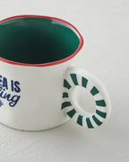 New Bone China Mug 260 ml Blue - Green (view 3)