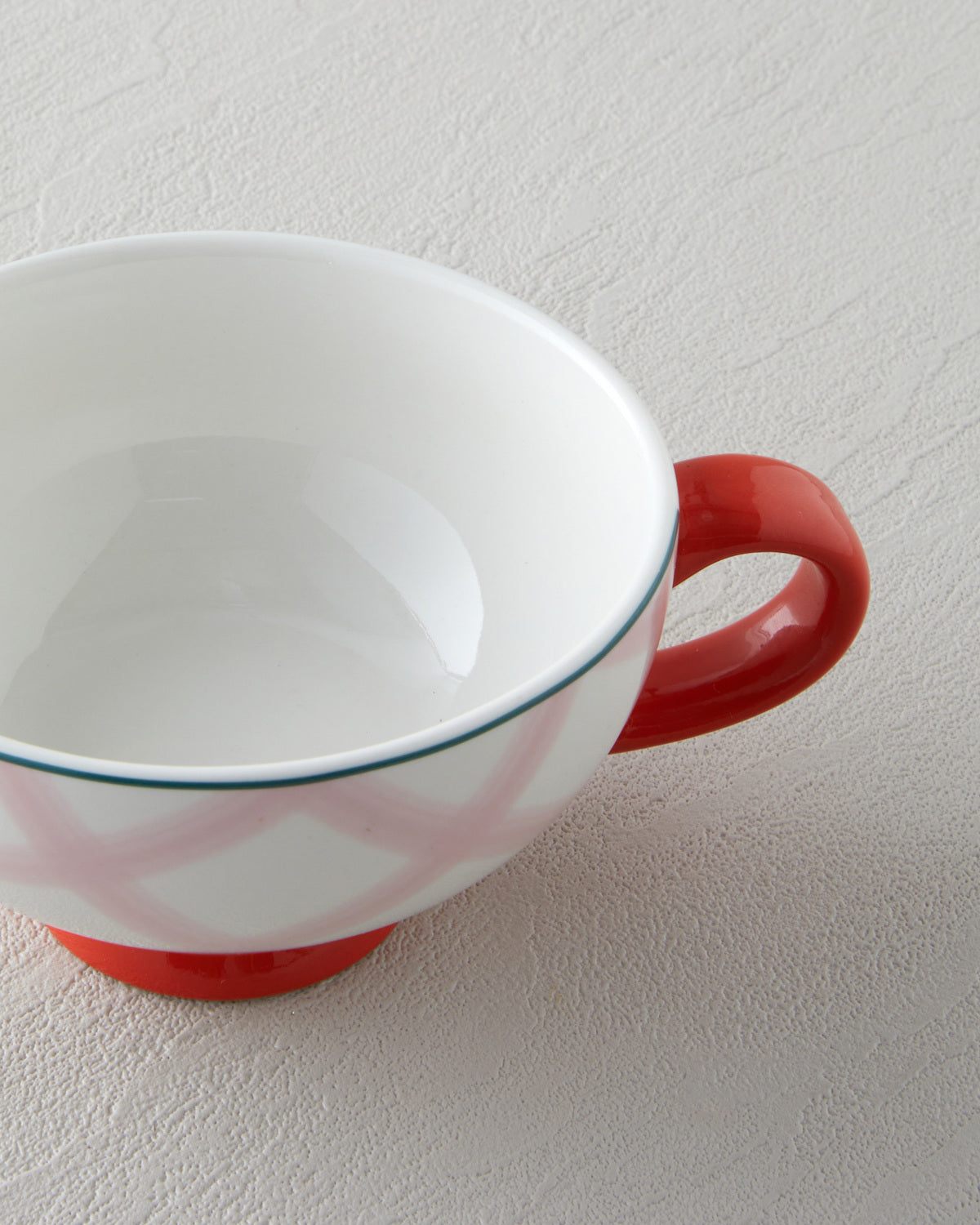 Florentis New Bone China Tea Pot Set 400 – 290 ml Pink - Green (view 4)