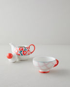 Bright Parade New Bone China Tea Pot Set 400 – 290 ml Red (view 2)