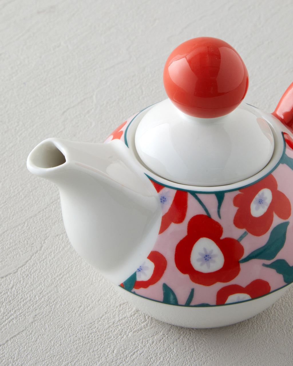 Bright Parade New Bone China Tea Pot Set 400 – 290 ml Red (view 3)