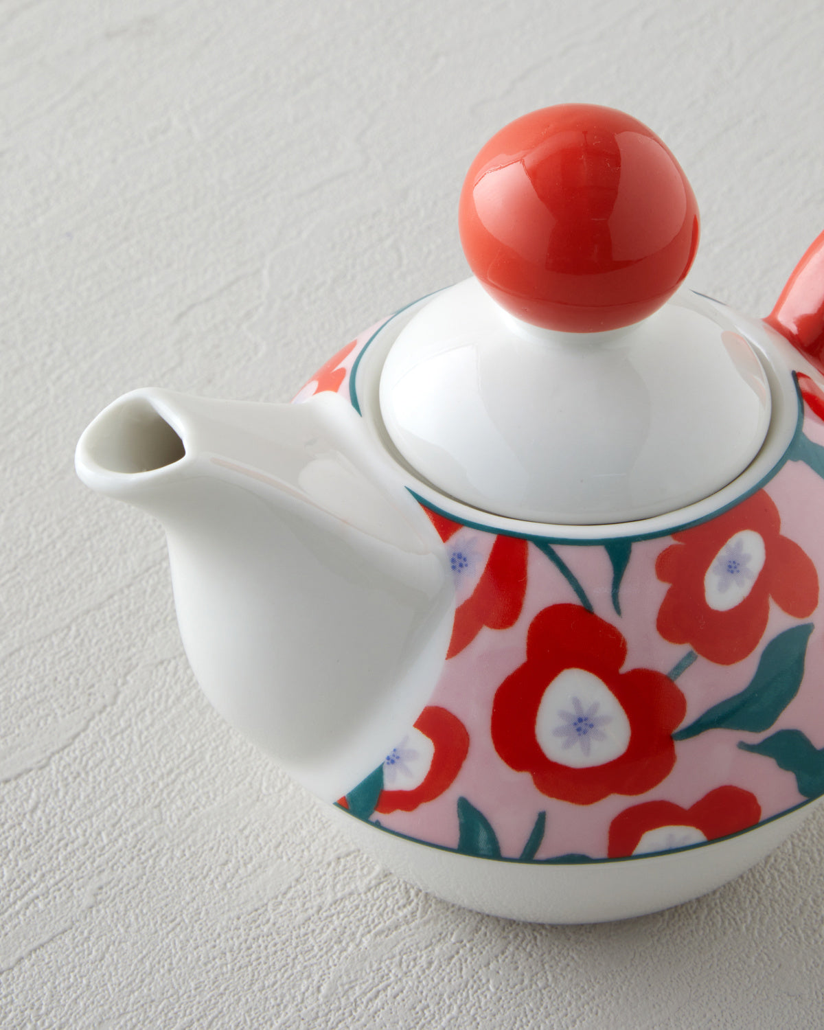 Bright Parade New Bone China Tea Pot Set 400 – 290 ml Red (view 3)