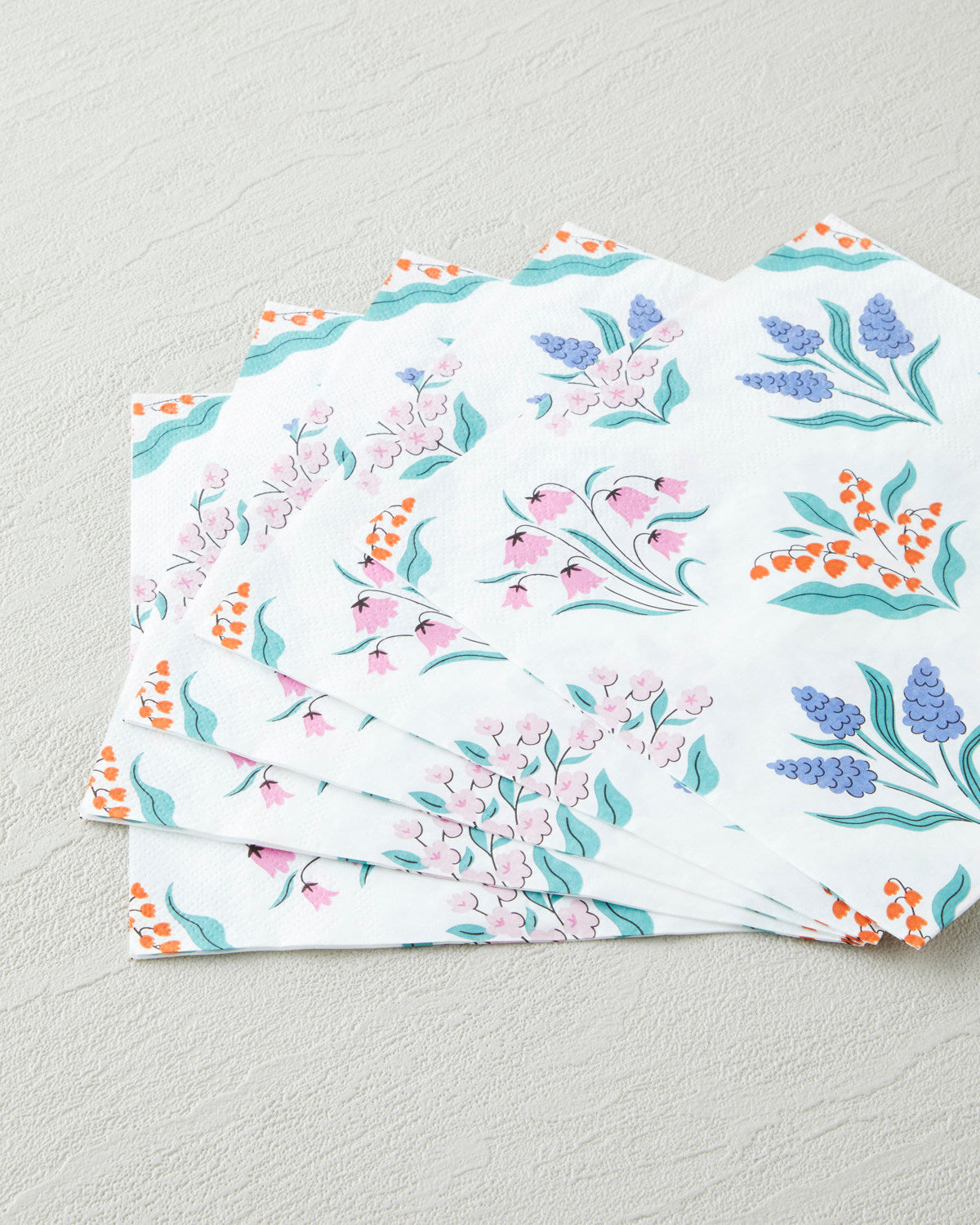 Daisy Grid Paper 20 pcs Napkin 33x33 cm Colored (view 2)