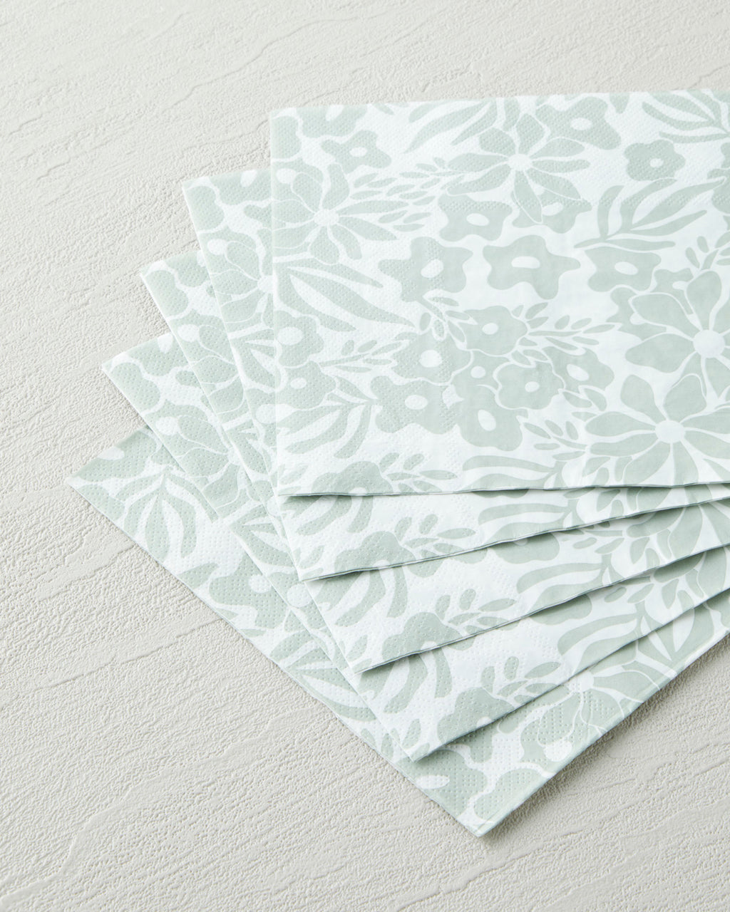 Grinelle Paper 20 pcs Napkin 33x33 cm Green-White (view 2)