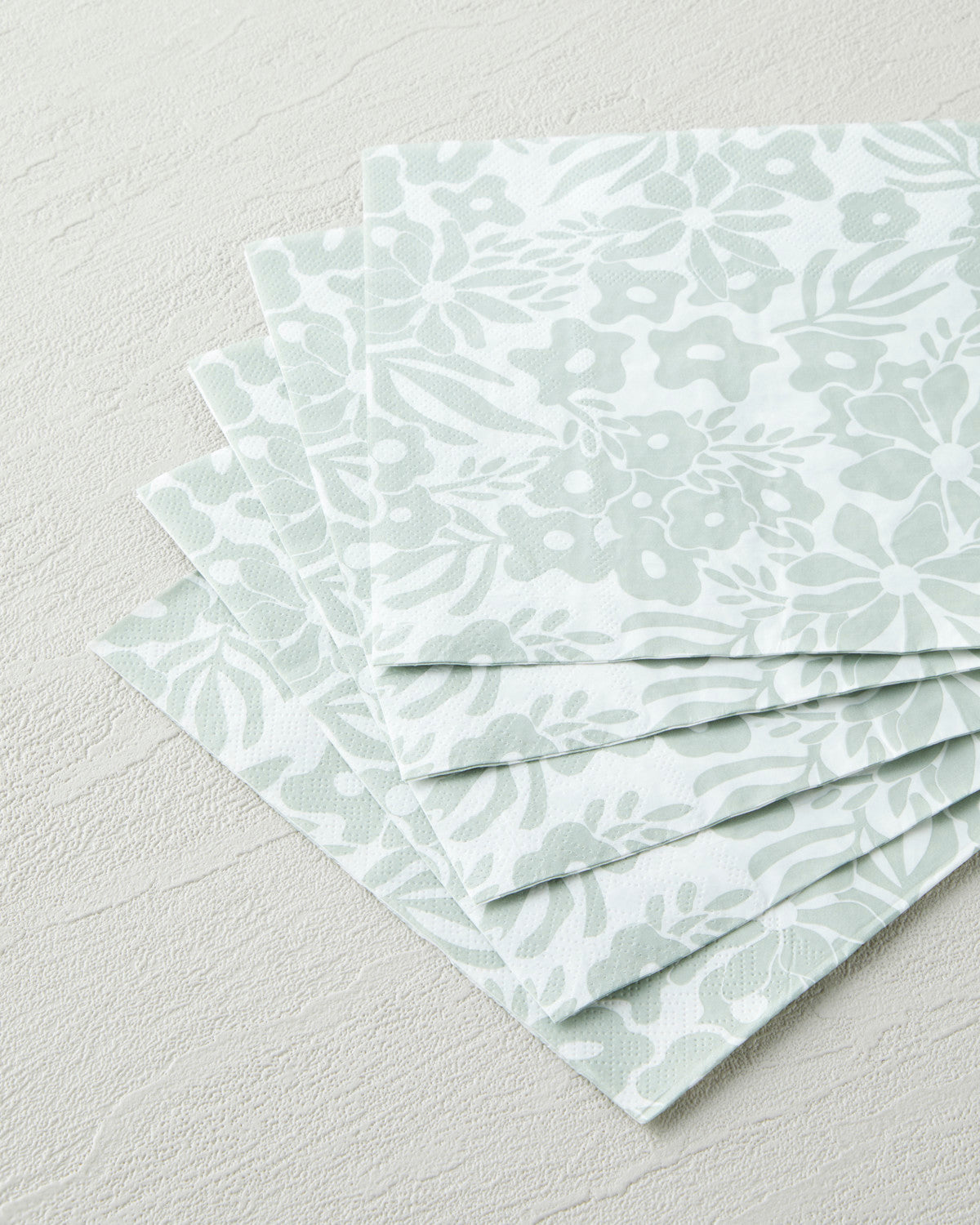 Grinelle Paper 20 pcs Napkin 33x33 cm Green-White (view 2)