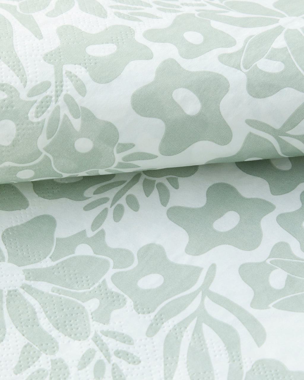 Grinelle Paper 20 pcs Napkin 33x33 cm Green-White (view 3)
