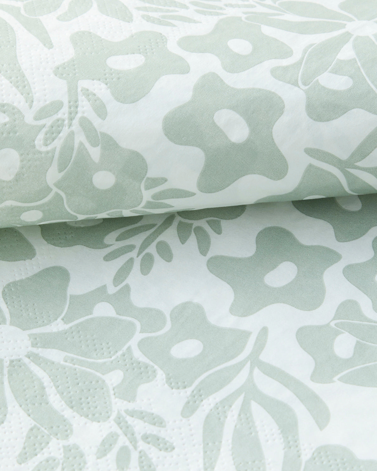 Grinelle Paper 20 pcs Napkin 33x33 cm Green-White (view 3)