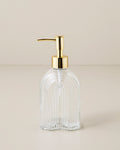 Karen Glass Bathroom Soap Dispenser 18.5 cm Transparent