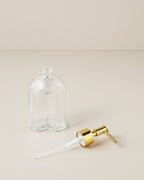 Karen Glass Bathroom Soap Dispenser 18.5 cm Transparent (view 2)