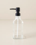 Karin Glass Bathroom Soap Dispenser 21 cm Transparent