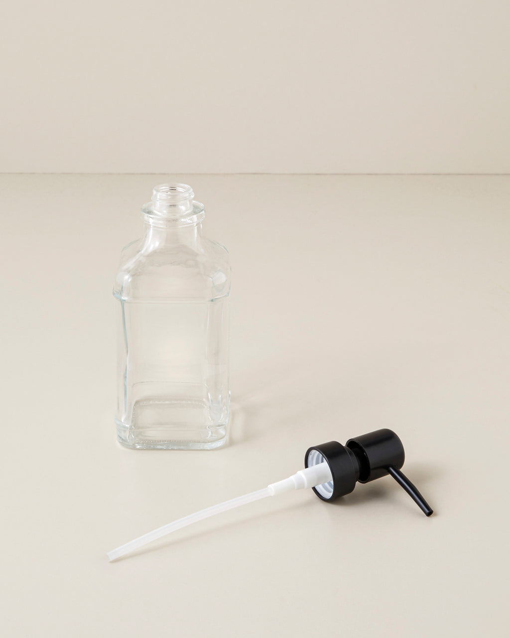 Karin Glass Bathroom Soap Dispenser 21 cm Transparent (view 2)