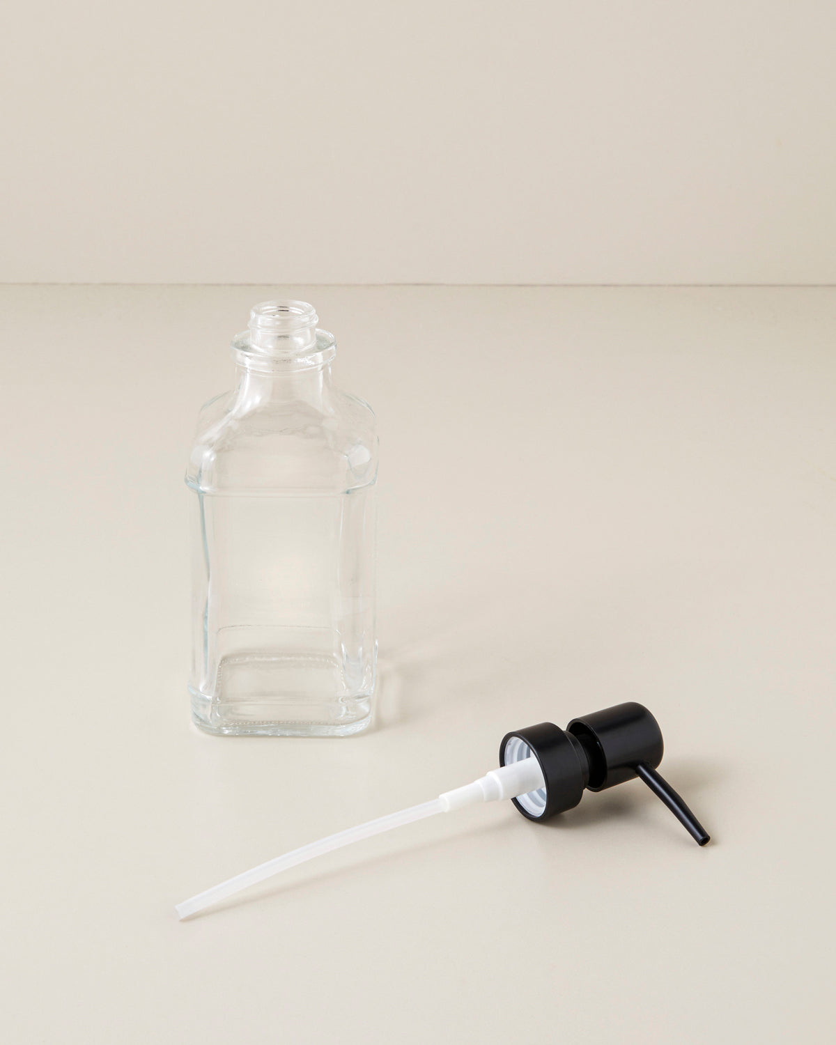 Karin Glass Bathroom Soap Dispenser 21 cm Transparent (view 2)