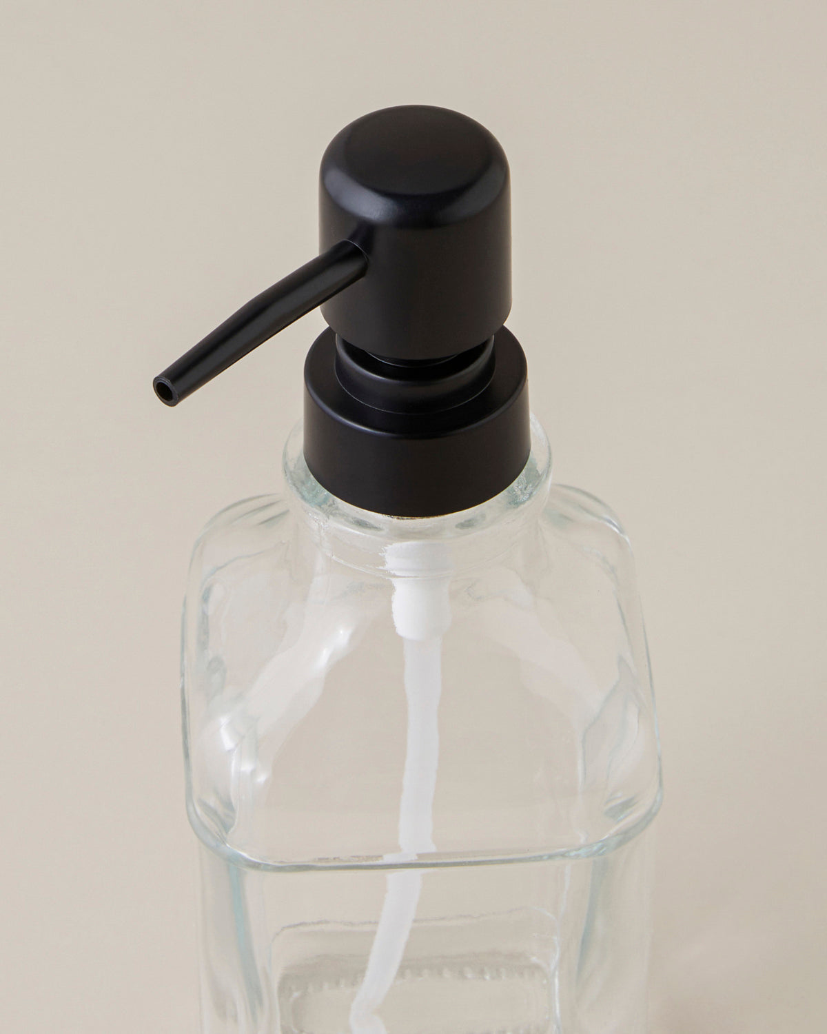 Karin Glass Bathroom Soap Dispenser 21 cm Transparent (view 3)