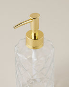Karina Glass Bathroom Soap Dispenser 17.5 cm Transparent (view 3)