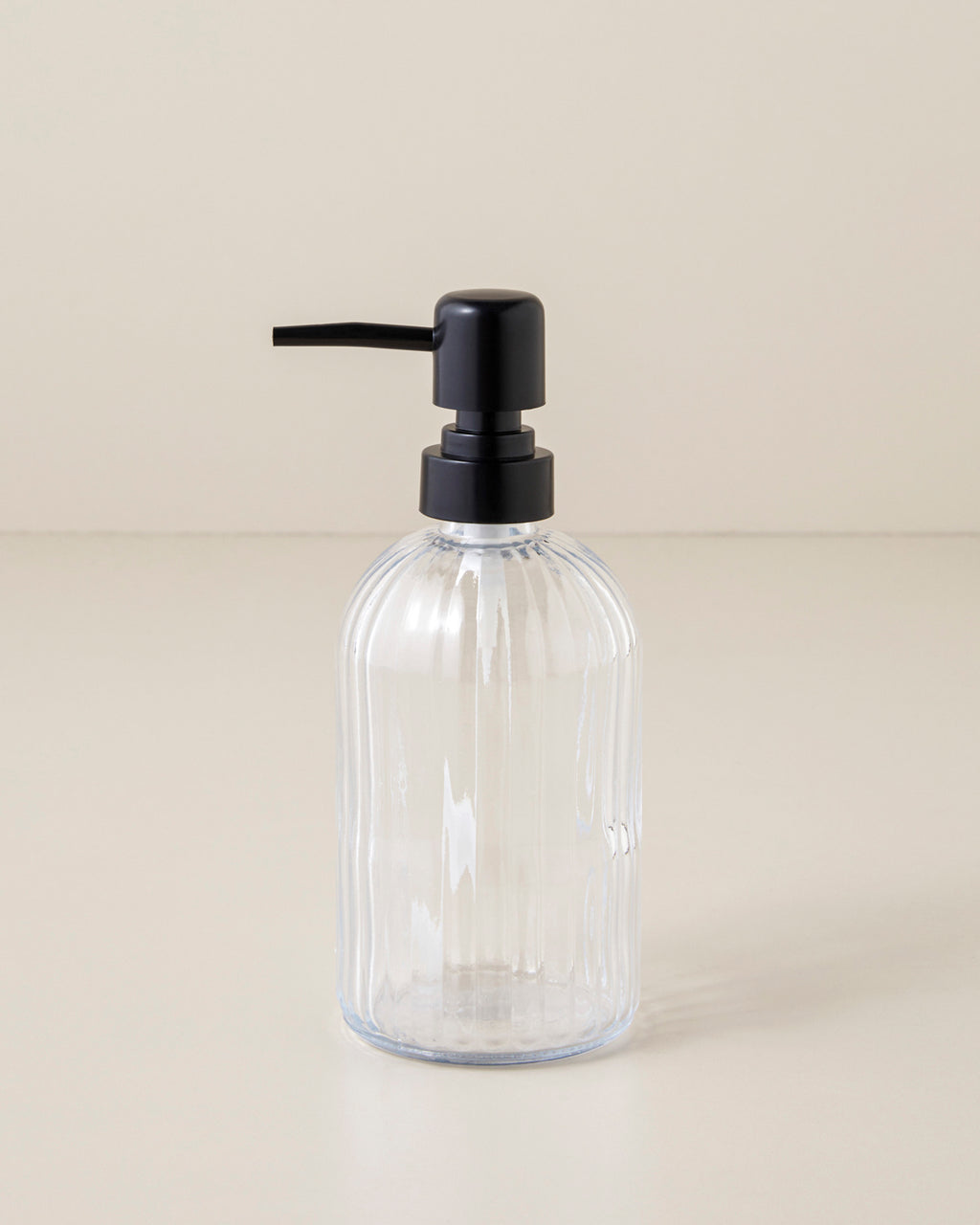 Karmin Glass Bathroom Soap Dispenser 19 cm Transparent