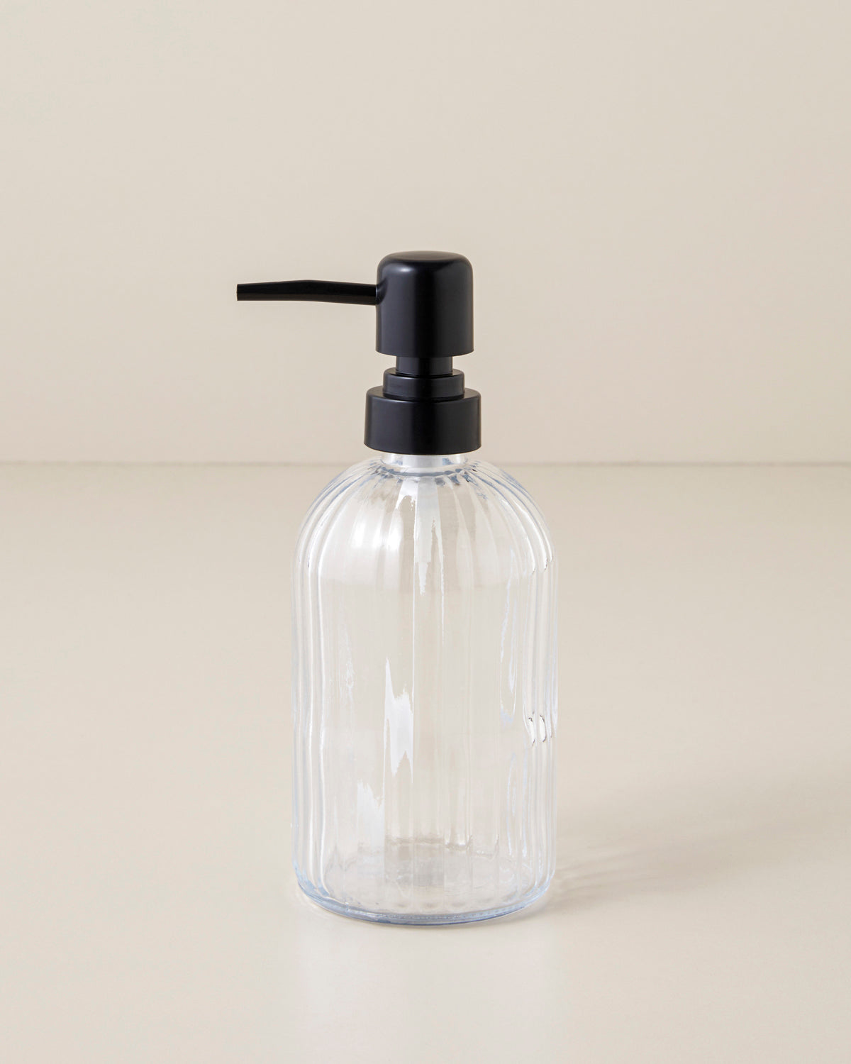 Karmin Glass Bathroom Soap Dispenser 19 cm Transparent