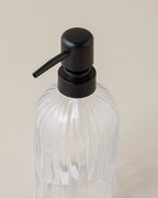Karmin Glass Bathroom Soap Dispenser 19 cm Transparent (view 3)
