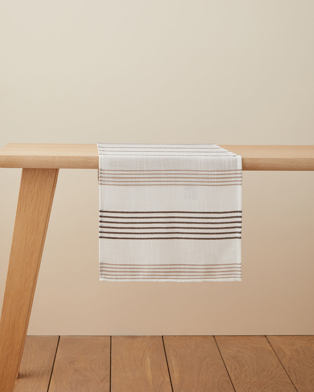 Pecan Polyester Runner 40x140 cm Beige-Brown