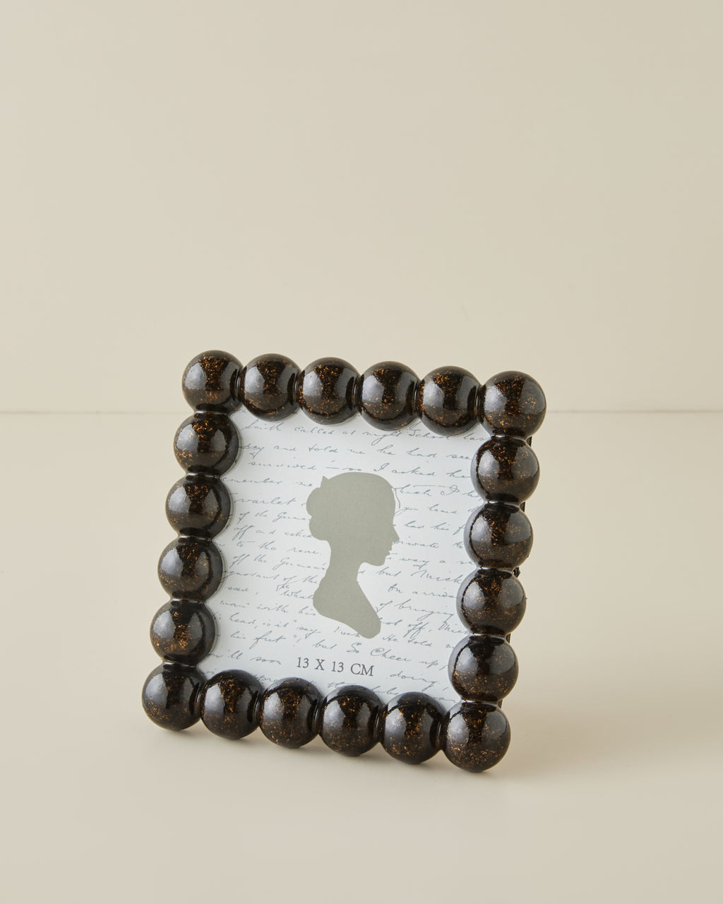 Morisa Polyresin Photo Frame 12x12 cm Brown