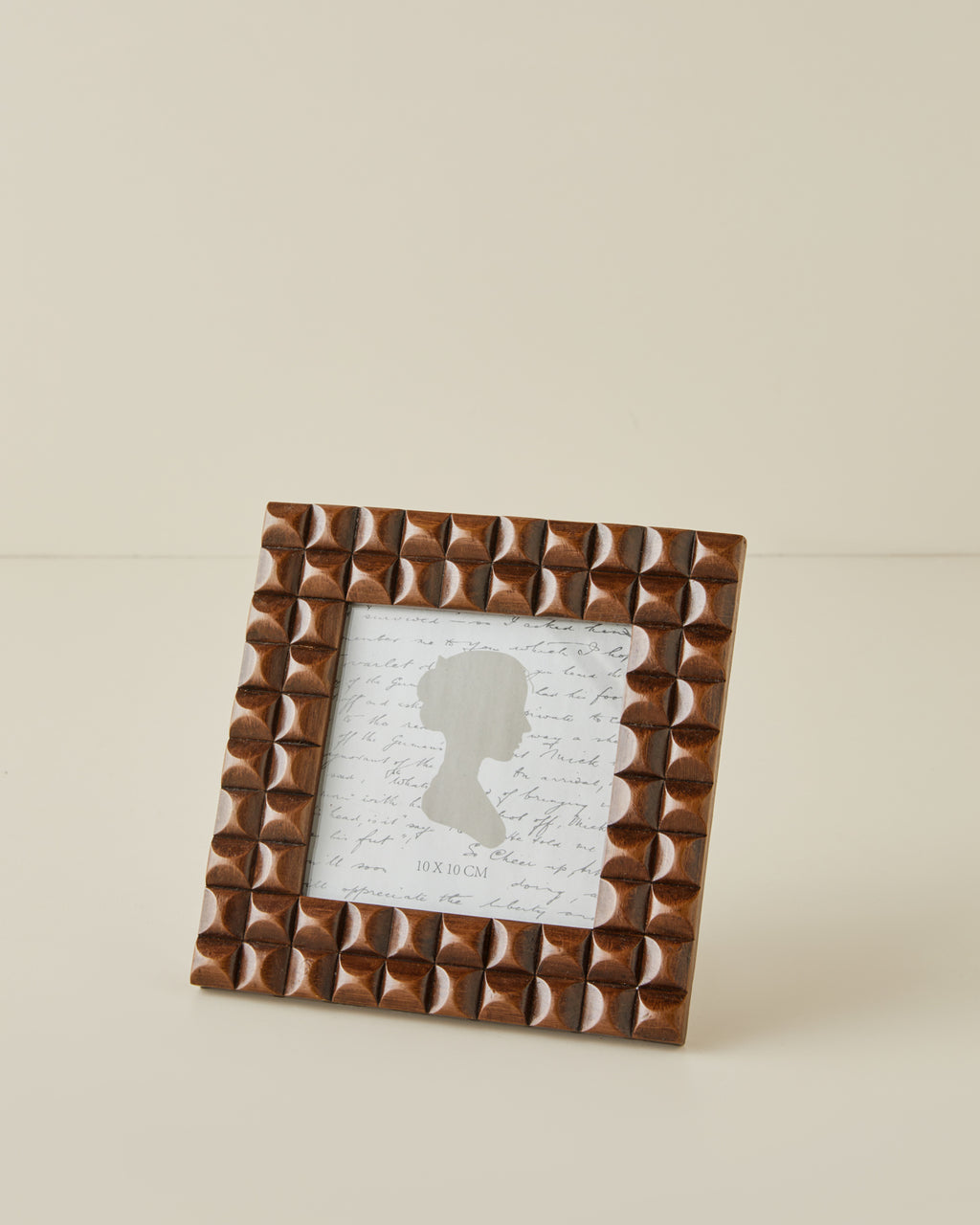 Olena Polyresin Photo Frame 10x10 cm Brown