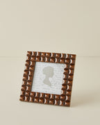 Olena Polyresin Photo Frame 10x10 cm Brown
