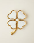 Clover Polyresin Wall Accessory 19x26 Gold